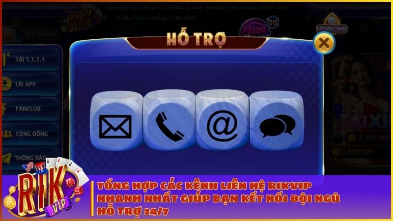 Cách Liên Hệ Tổng Đài RIKVIP – Hỗ Trợ Khách Hàng 24/7 1 ổng hợp các kênh liên hệ RIKVIP nhanh nhất giúp bạn kết nối đội ngũ hỗ trợ 24/7 qua Live Chat, Hotline và Telegram