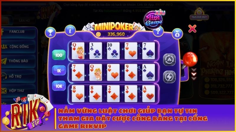 Câu Hỏi Thường Gặp RIKVIP: Cẩm Nang Giải Đáp Mọi Thắc Mắc Từ A - Z 2 Hệ thống trò chơi minh bạch và luật chơi xanh chín luôn là ưu tiên tại Rikvip