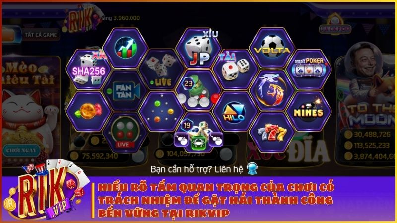 Chơi có trách nhiệm là tấm khiên bảo vệ sự nghiệp cá cược bền vững tại Rikvip