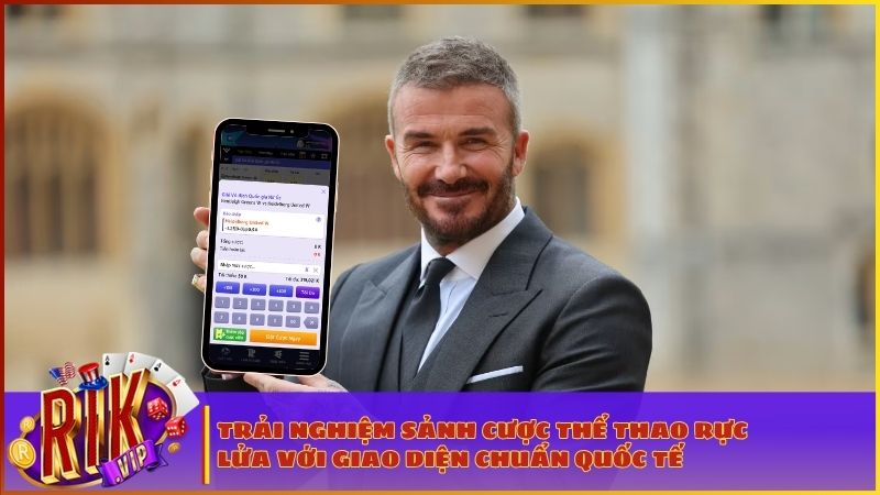 Sảnh K+ SPORTS tại Rik Vip với bố cục thông minh và tốc độ tải nhanh