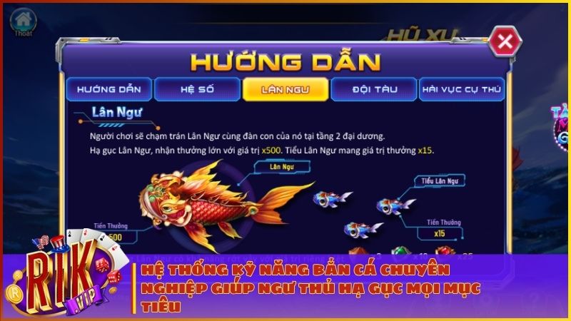 Trang bị những loại vũ khí tối tân nhất giúp nâng cao hiệu quả đi săn cá Đại Chiến Thái Bình Dương