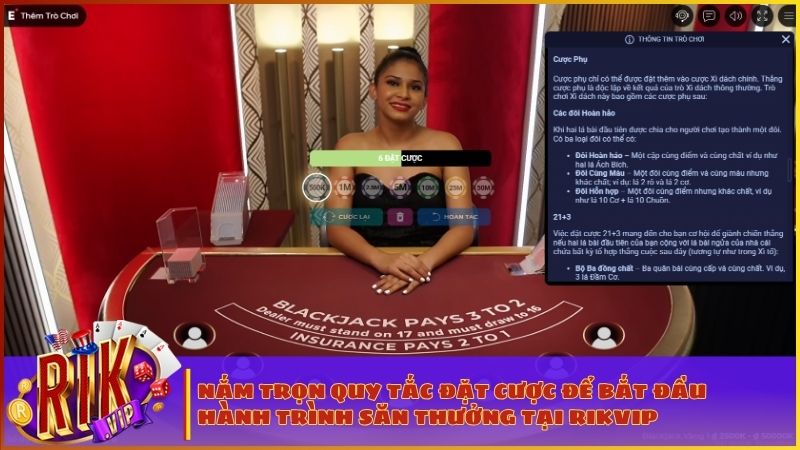 Blackjack RIKVIP tự hào sở hữu tỷ lệ trả thưởng cạnh tranh nhất hiện nay